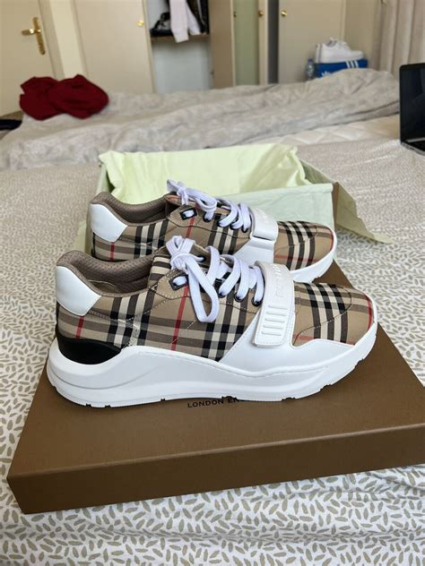 scarpe sneakers burberry|Burberry sneakers men price.